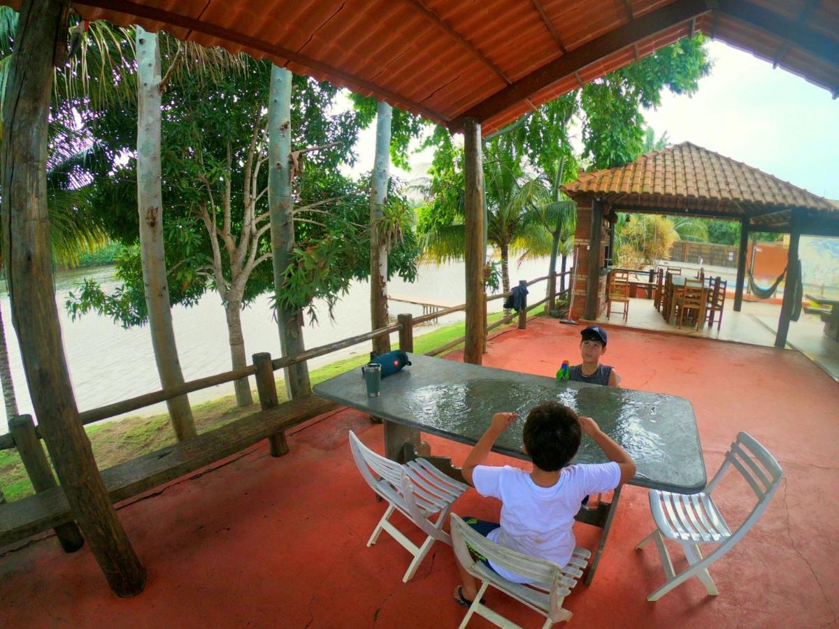 Villa Casa Amarela Beira Rio Guriri São Mateus Exterior foto