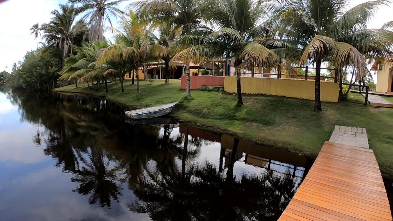 Villa Casa Amarela Beira Rio Guriri São Mateus Exterior foto